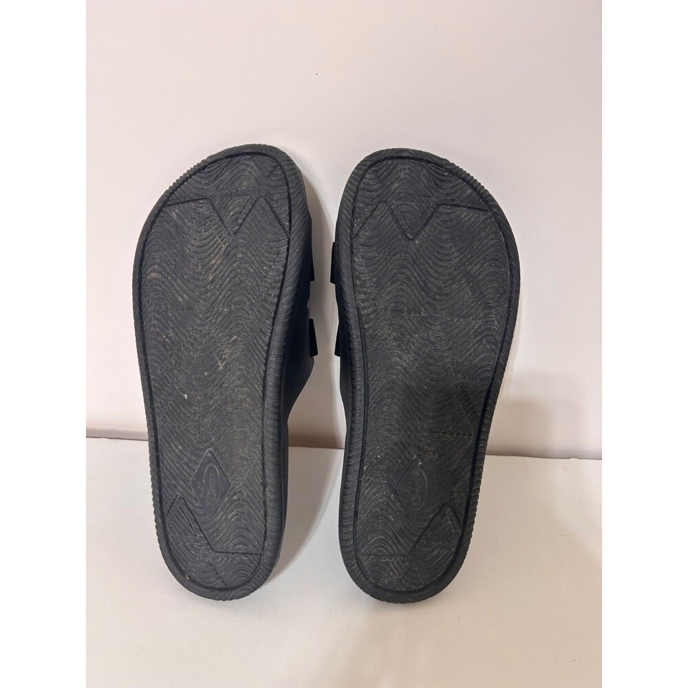 Chaco Chillos Sandals Women's Size 8 Thong Flip Flops Black Slides - Picture 6 of 8